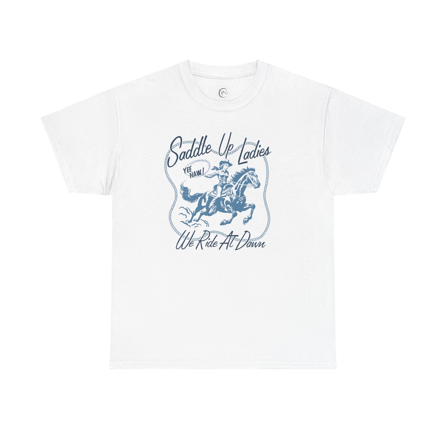 SADDLE UP- Cotton Tee