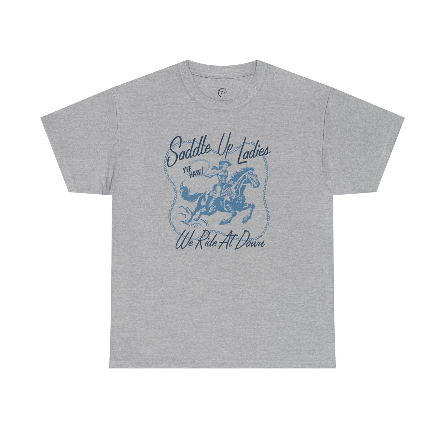 SADDLE UP- Cotton Tee