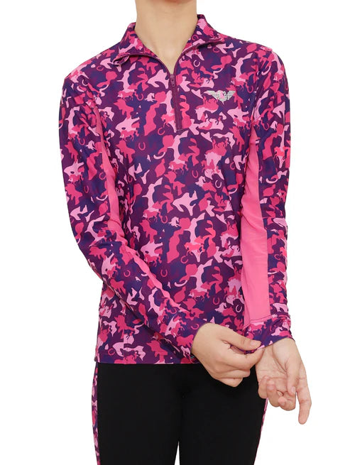 TuffRider Children's Camo Print Sport Shirt image 1