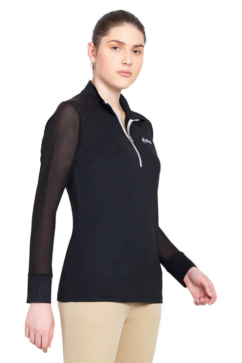 Equine Couture Ladies Erna EquiCool Long Sleeve Sun Shirt image 2