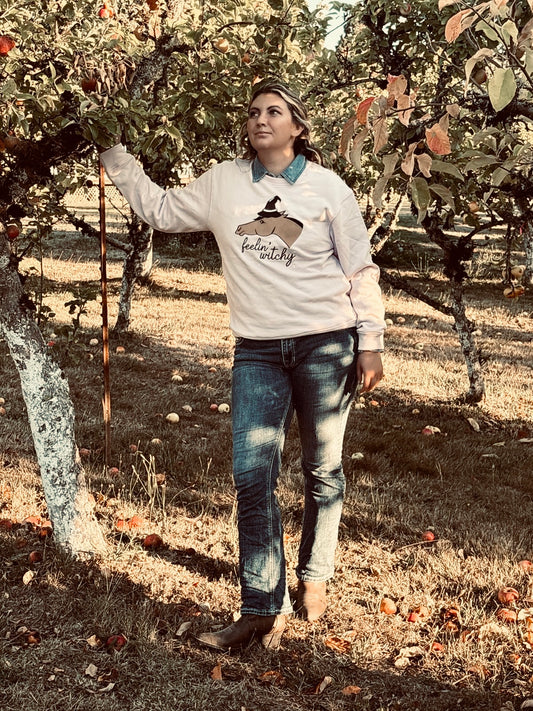 Dapplebay Ladies Feelin' Witchy Sweatshirt