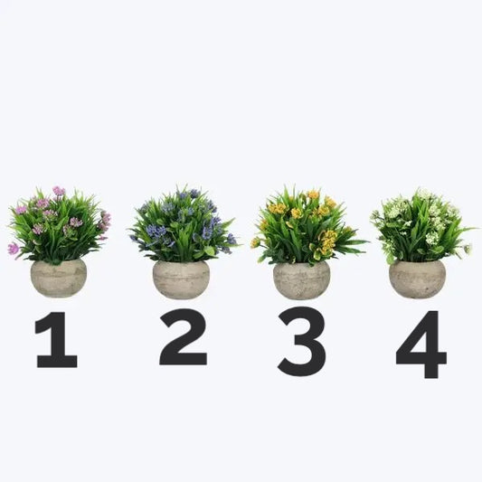Artificial Potted Floral Plants image 1
