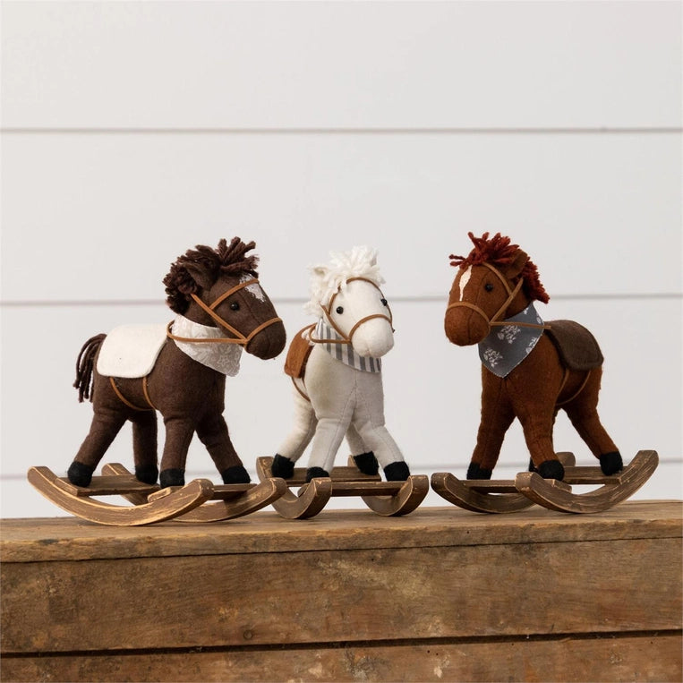 Decorative Fabric Rocking Horses