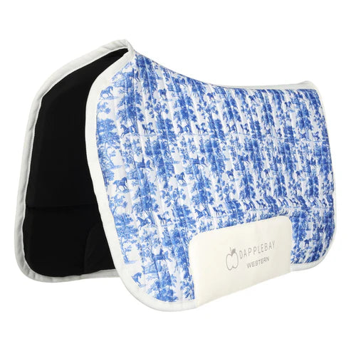 Dapplebay Equestrian Toile Western Saddle Pad