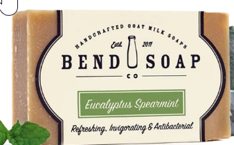 Eucalyptus Spearmint Goat Milk Soap Travel Size (1.5oz) image 0