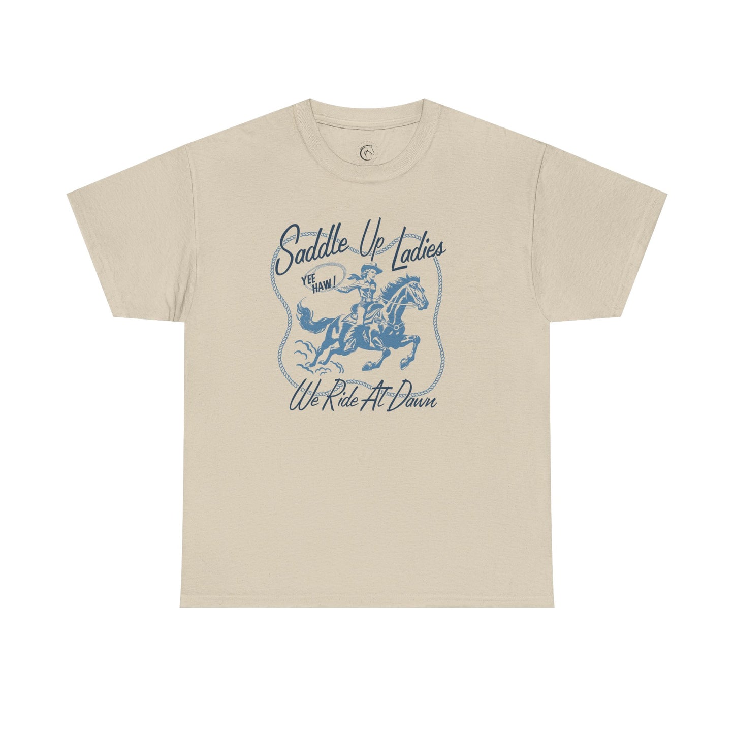 SADDLE UP- Cotton Tee