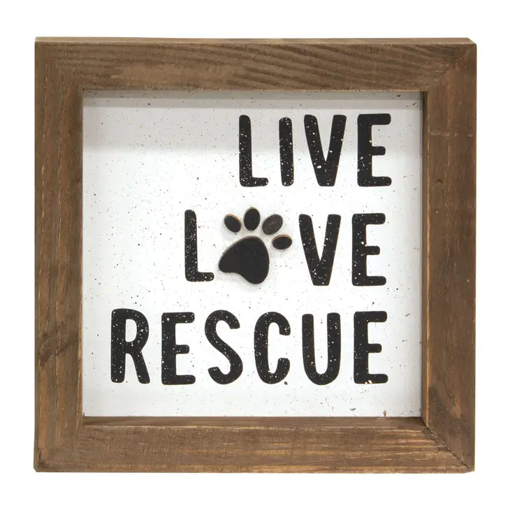 Live Love Rescue Shadowbox Frame image 0