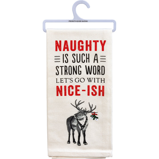 Naughty Let's Go with Niceish Kitchen Towel image 1