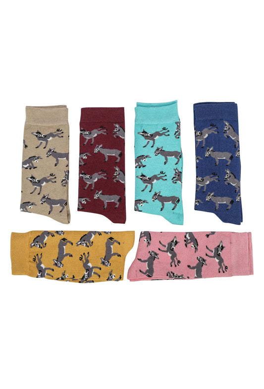 Playful Donkeys Socks image 1