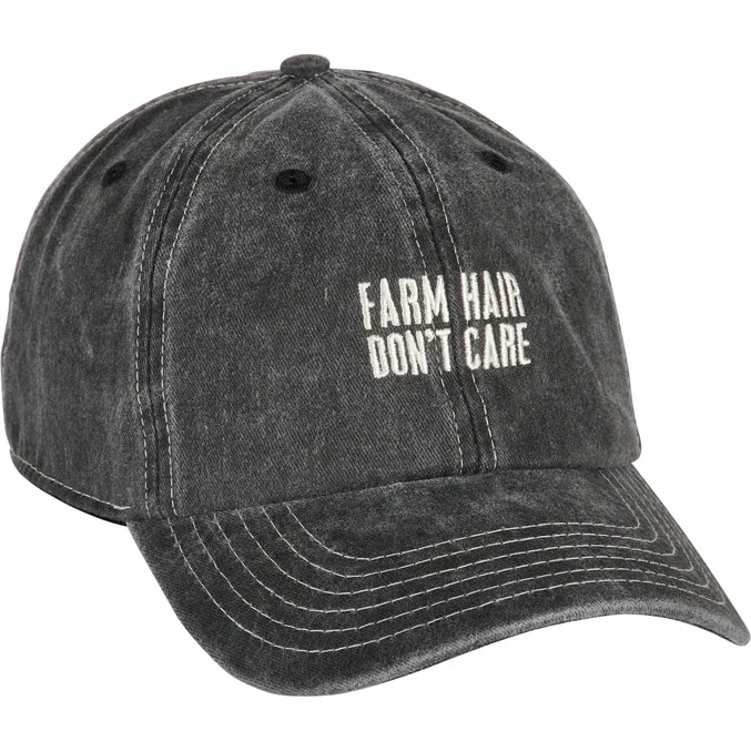 Farm Hair Don't Care Baseball Cap image 0
