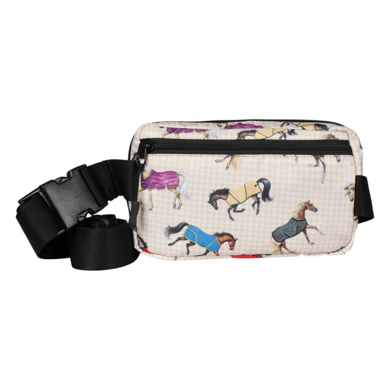 Horses in Blankets Crossbody Waist Bag image 2
