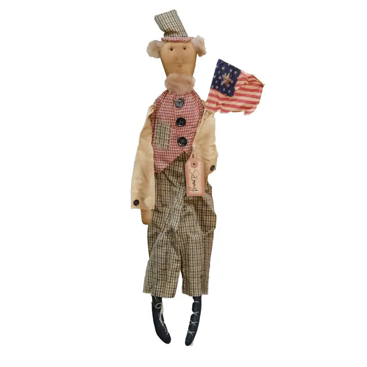 Sammy Decorative Tabletop Object with American Flag image 0