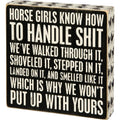 Horse Girls Box Sign image 0