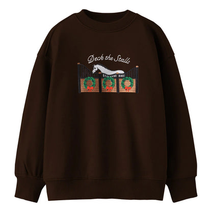 DAPPLEBAY KID'S DECK THE STALLS SWEATSHIRT