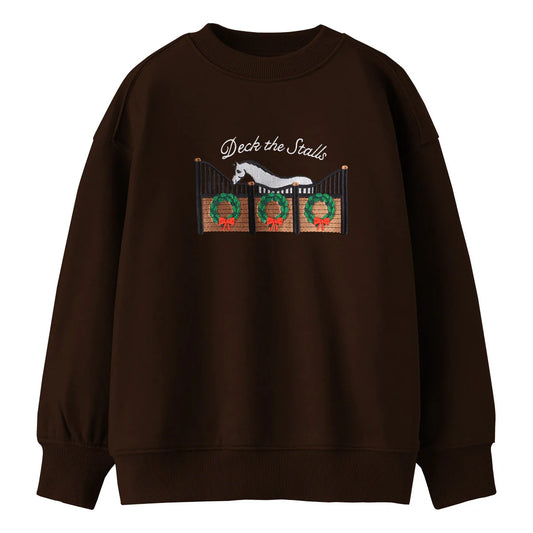 DAPPLEBAY KID'S DECK THE STALLS SWEATSHIRT