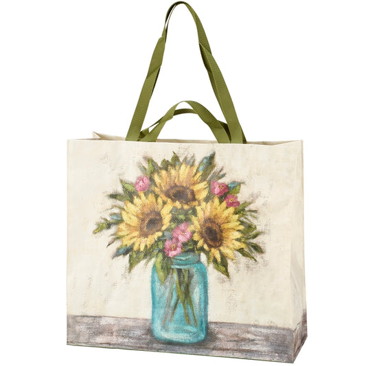 Sunflowers Shopping Tote image 0