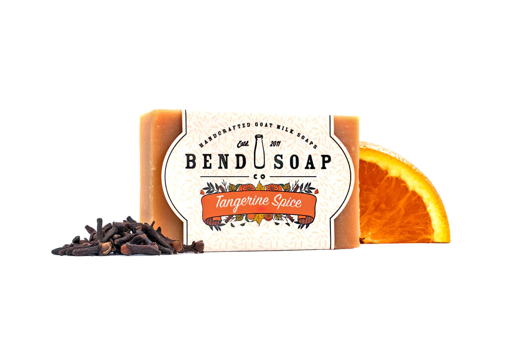 Tangerine Spice Goat Soap (Travel Size -Fall) image 0