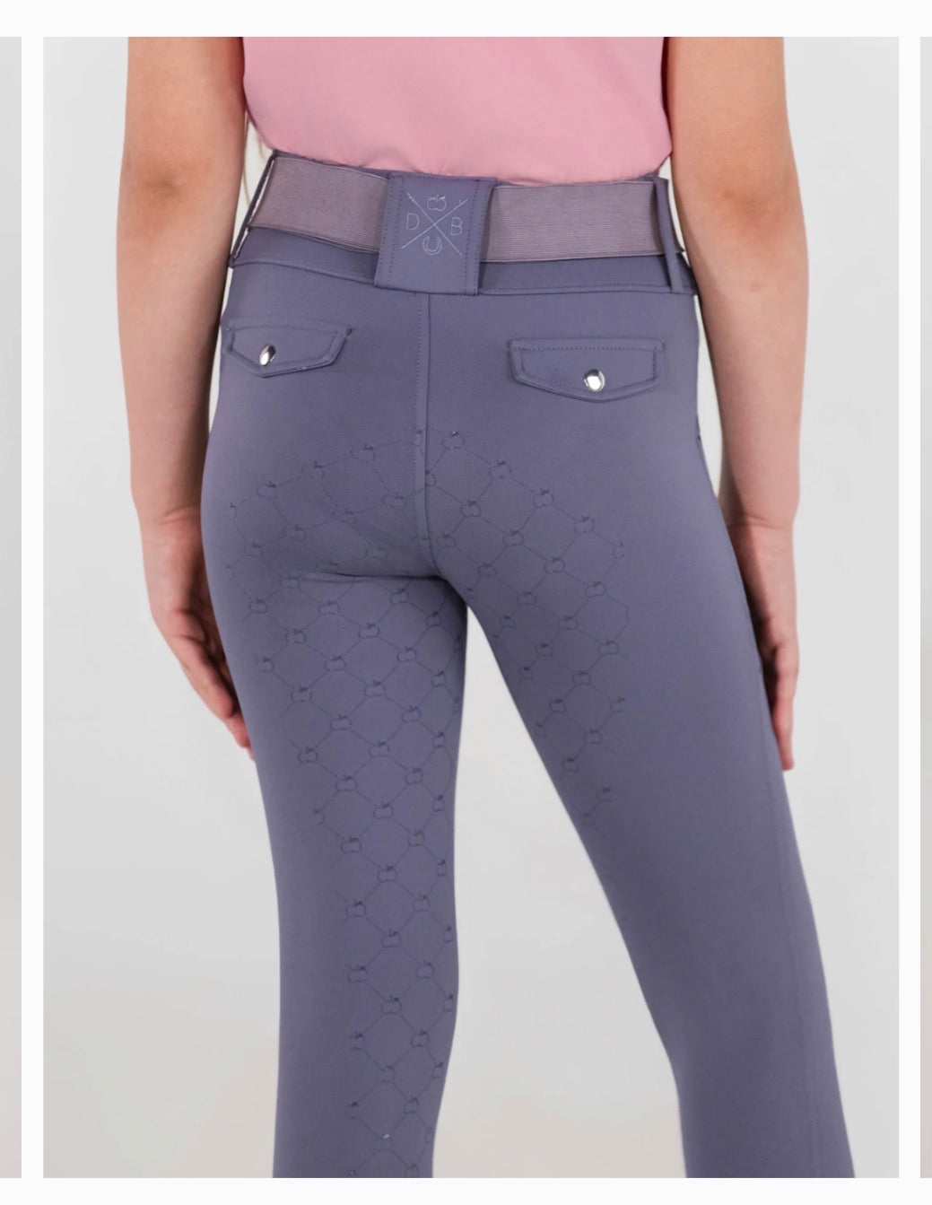 Dapplebay Kids Essential Silicone Full Seat Tights-Purple Dusk