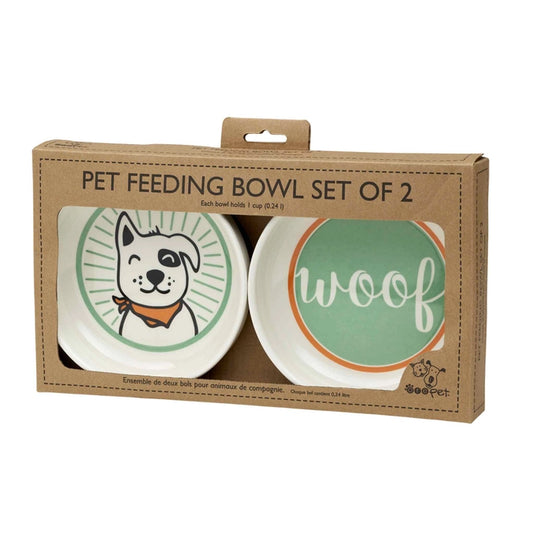 Lucky Dog Pet Bowls Gift Set image 0