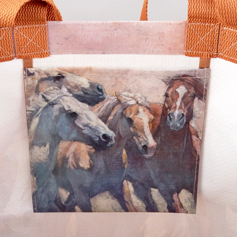 Horses Market Tote image 1