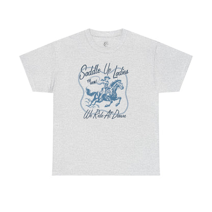 SADDLE UP-  Cotton Tee