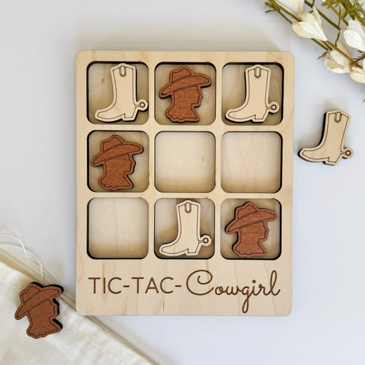 Cowgirl Tic-Tac-Toe Game image 0
