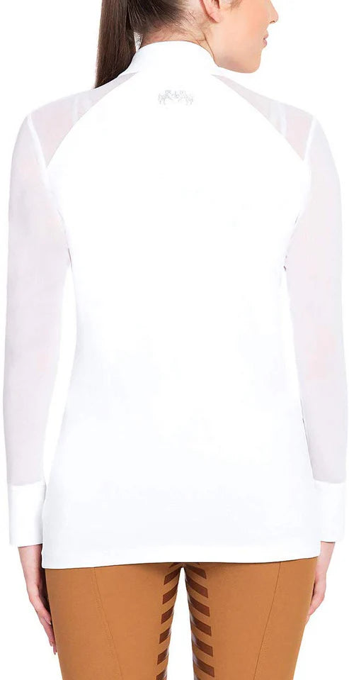 Equine Couture Ladies Erna EquiCool Long Sleeve Sun Shirt image 4