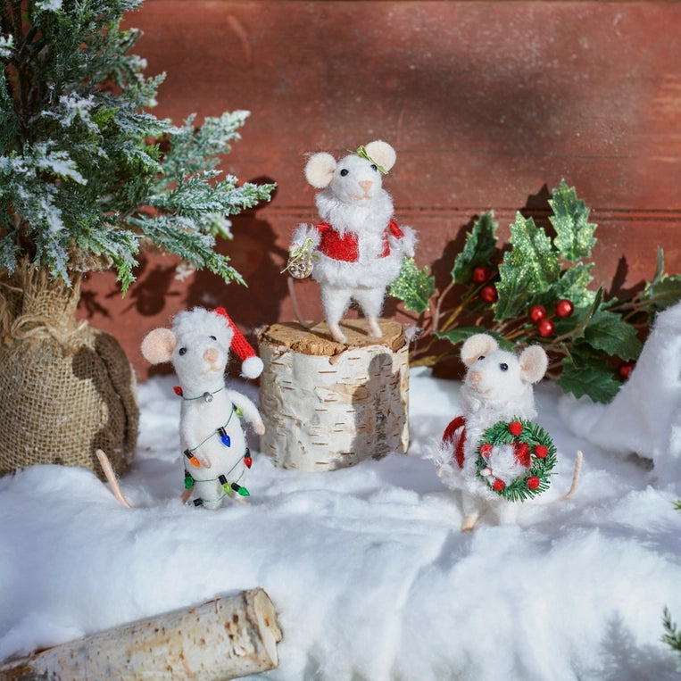 Claus Family Mice Critter Set image 0