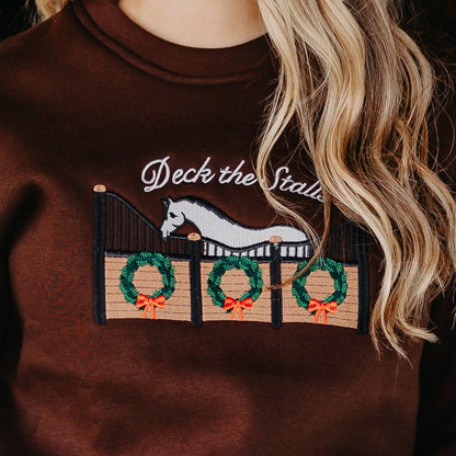 DAPPLEBAY DECK THE STALLS CREWNECK SWEATSHIRT