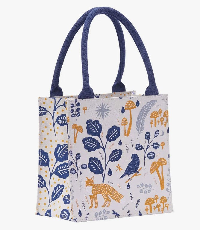 Fox & Feathers Reusable Tote image 1