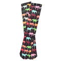 AWST Int'l Colorful Horses Socks image 0