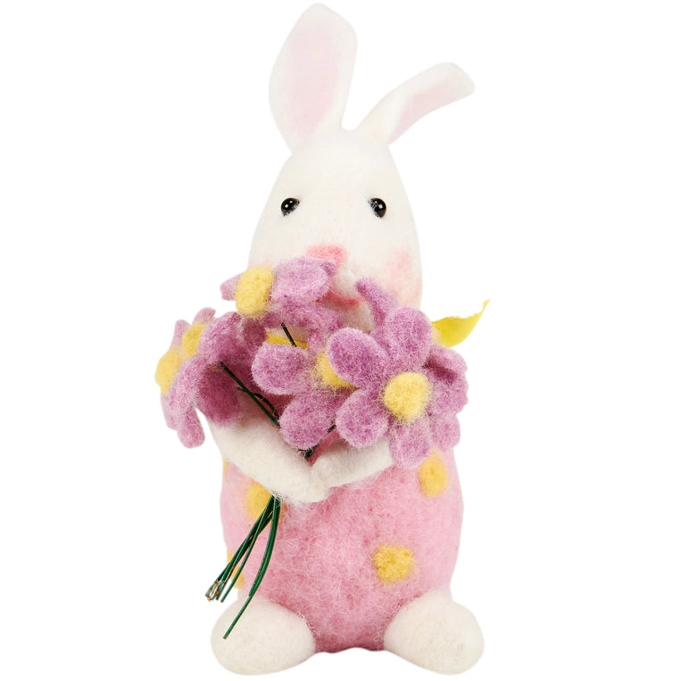 Bunny with Bouquet Critter image 0