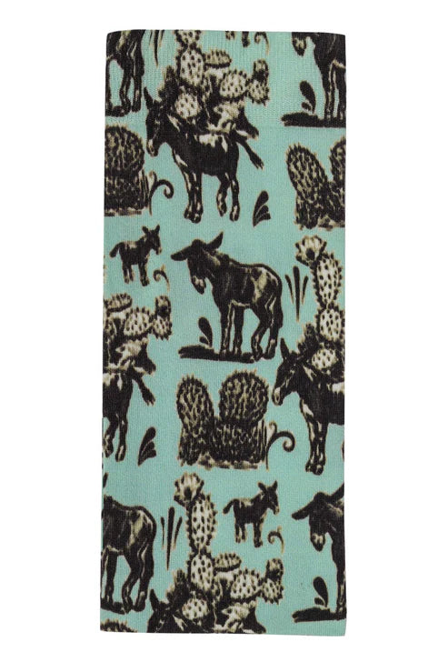 AWST Int'l Cactus Donkeys Socks image 1