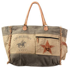 Upcycled Canvas Ladies Tote Bag