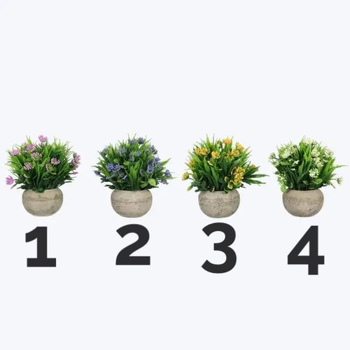 Artificial Potted Floral Plants image 1