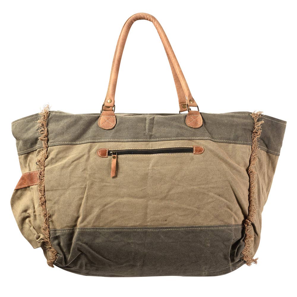 Upcycled Canvas Ladies Tote Bag