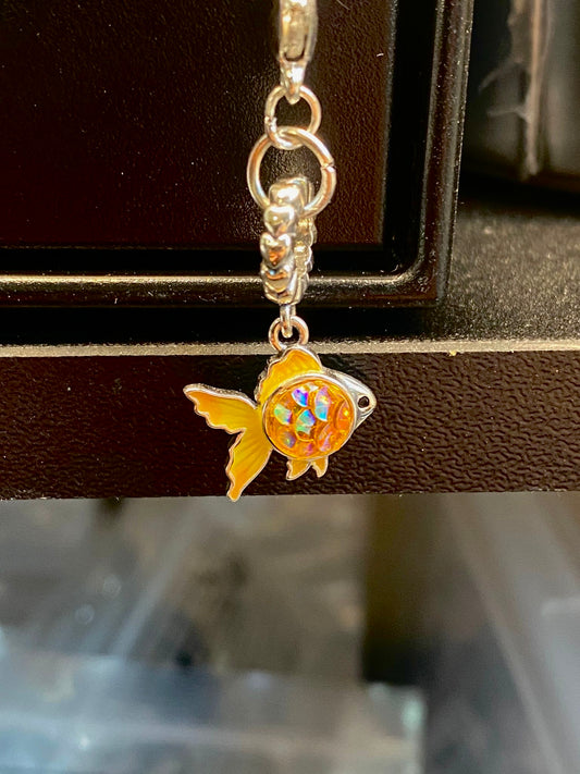 Gold Fish Charm image 1
