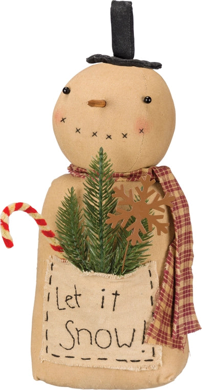 Let It Snow Pocket Snowman image 0