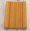 Bamboo Wooden Soap Dish image 0