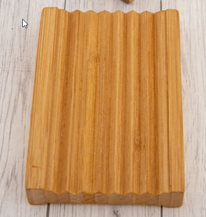 Bamboo Wooden Soap Dish image 0
