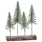 Snowy Pine Forest On Log image 0