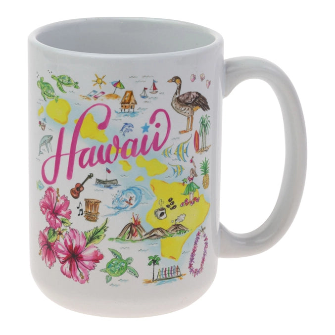 Hawaii State Collection Ceramic 15 oz Mug image 0