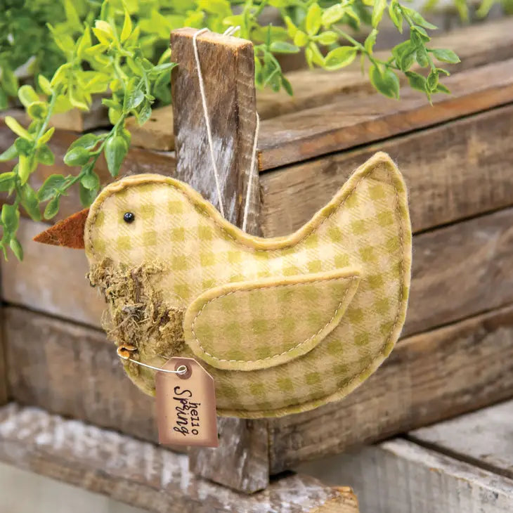 Hello Spring Chick Ornament image 0