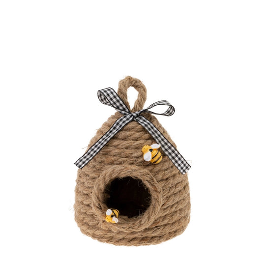 5.25" Tall Beekeeper Beehive Hanging Bee Décor image 0