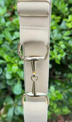 Snaffle Bit Elastic Belt- Gold Buckle