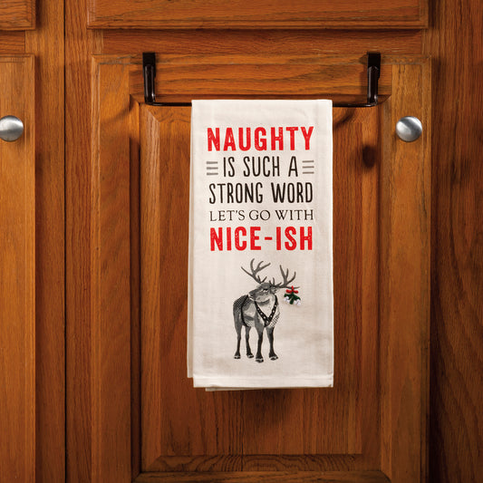 Naughty Let's Go with Niceish Kitchen Towel image 0