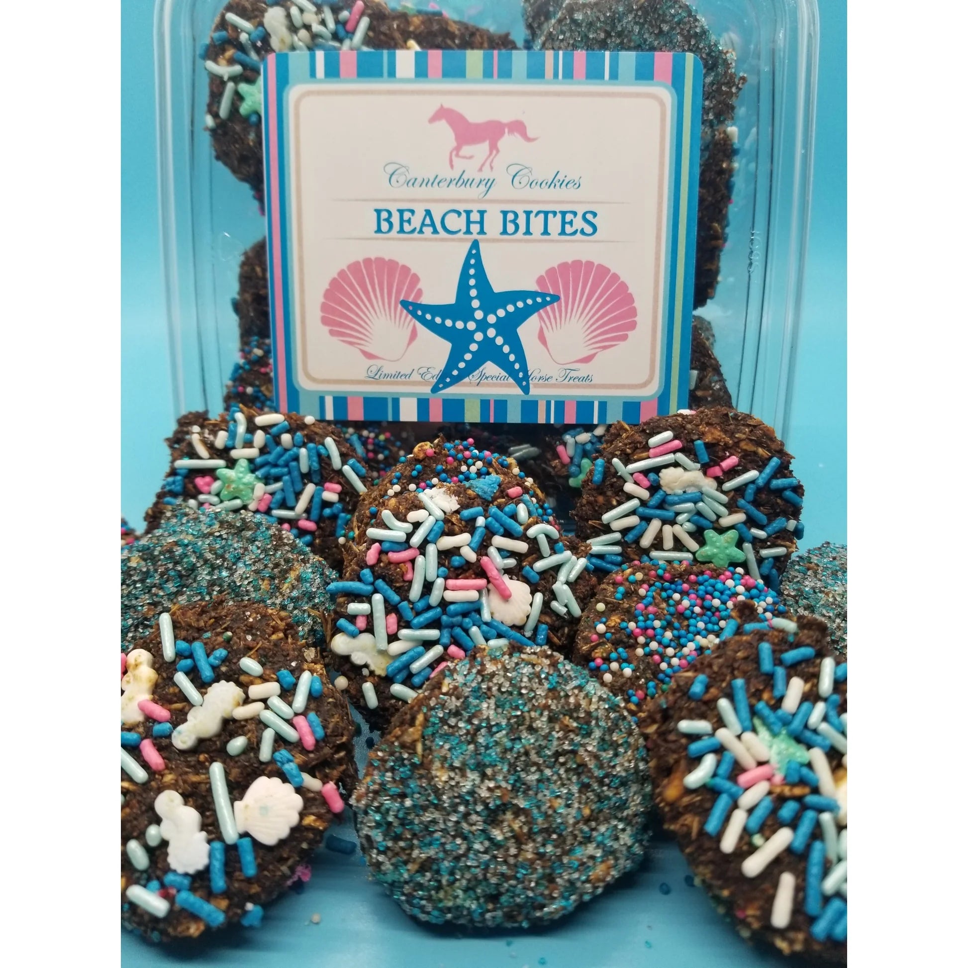 Beach Bites Horse Treat Plops 24oz -Canterbury Cookies