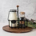 Candle & Matchstick Metal Holder image 0