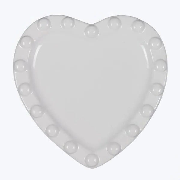 Ceramic Heart Shaped Plate image 0