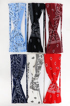 Classic Turban Twist Paisley Bandana Headbands image 0